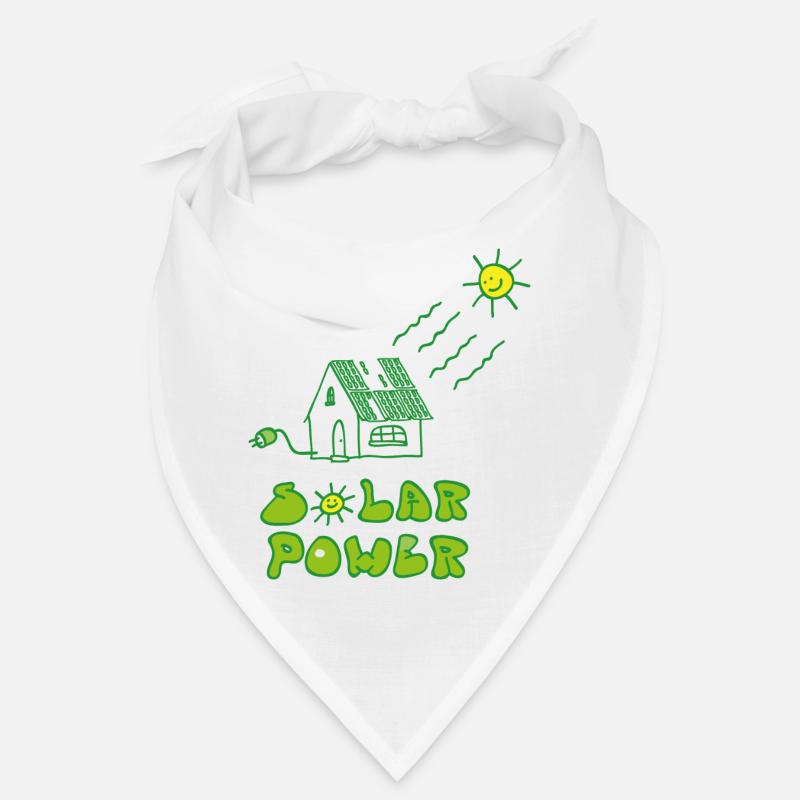 Grüne Energie Geschenk Klima Erde Solar Sun Power Bandana