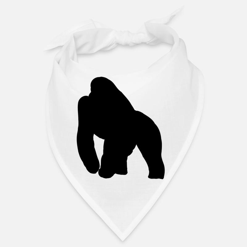 Silhouette de gorille Bandana