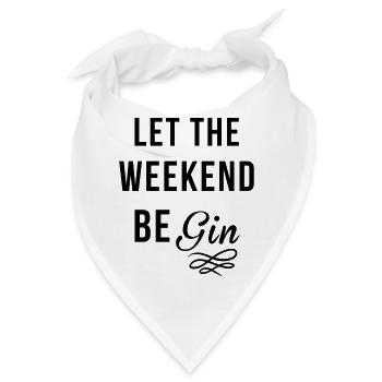 Gin - Bandana - Weiß - Vorne