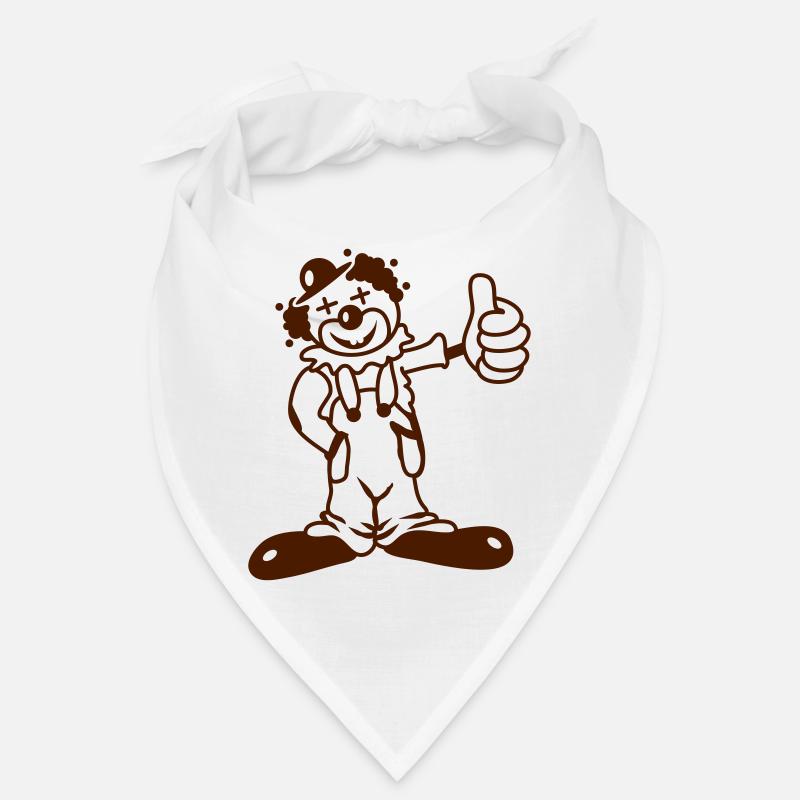 clown cool avec les pouces vers le haut Bandana