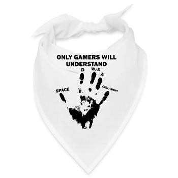 Gamer PC Online - Bandana - Weiß - Vorne