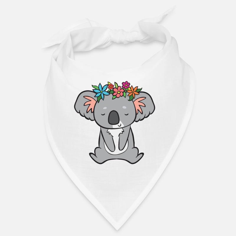 Koala - mit Blumen Bandana
