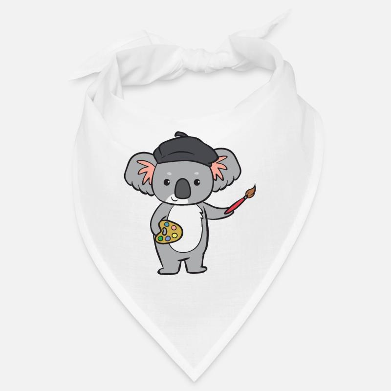 Koala - mit Pinsel und Farbe Bandana