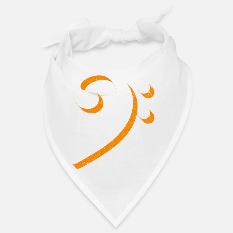 Clé de basse avec l'univers des étoiles de l'espace Bandana