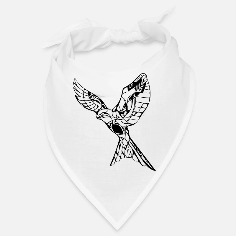 Elegant flying hawk Bandana