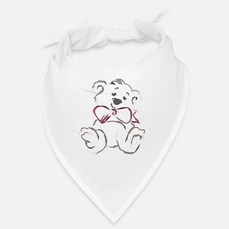 Cute Teddy Bear Bandana
