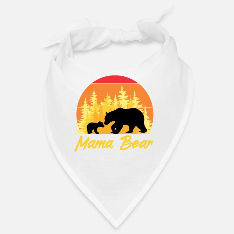 Maman ours - Bandana - blanc