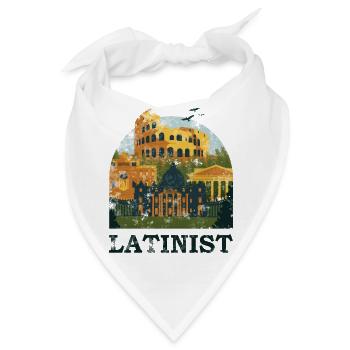 Latinist Latein Fremdsprache Rom - Bandana - Weiß - Vorne