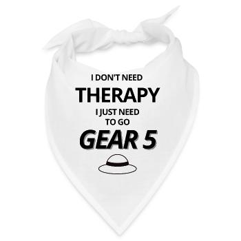 Nur Need to go GEAR 5 - Anime Manga - Bandana - Weiß - Vorne