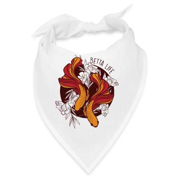 Siamesischer Kampffisch Betta Life - Bandana - Weiß - Vorne
