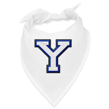 Varsity Y Yale - Bandana - Weiß - Vorne