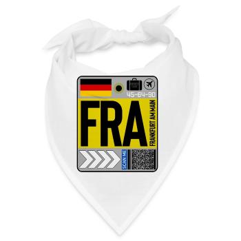 Frankfurt am Main - Bandana - Weiß - Vorne