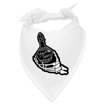 Tränen - Tears - Traurig - Sad - Augen - Eyes - Bandana - Weiß - Vorne