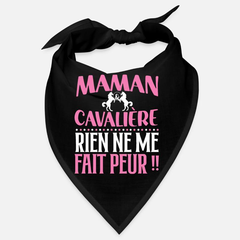 Maman et cavalière. Cadeau pour cavalière Bandana