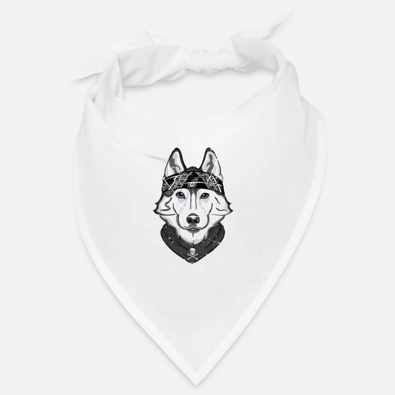 HUSKY - Bandana - blanc