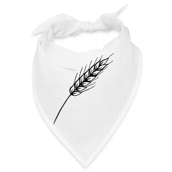 Feinkörniger Stiel - Bandana - Weiß - Vorne