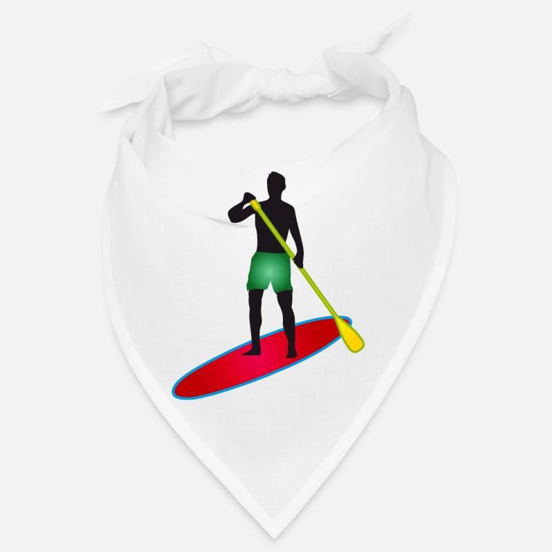 Stand up paddle - Homme avec paddle board Bandana