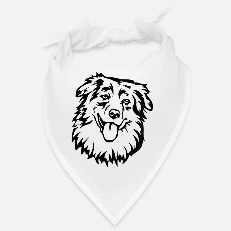 Tête de berger australien Bandana