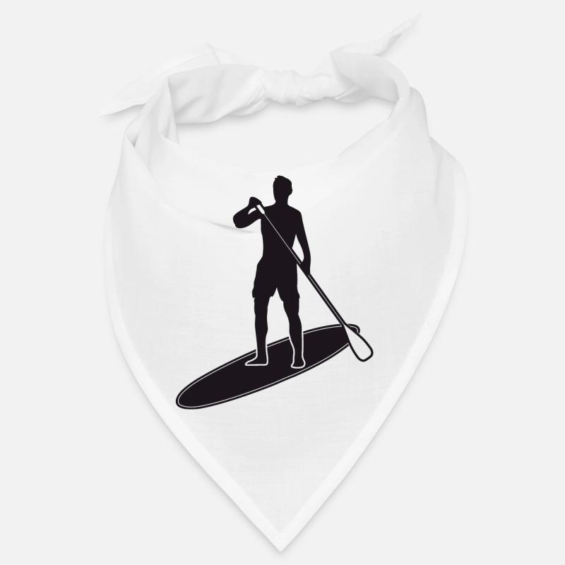 Stand up paddling - Mann mit Paddle Board Bandana