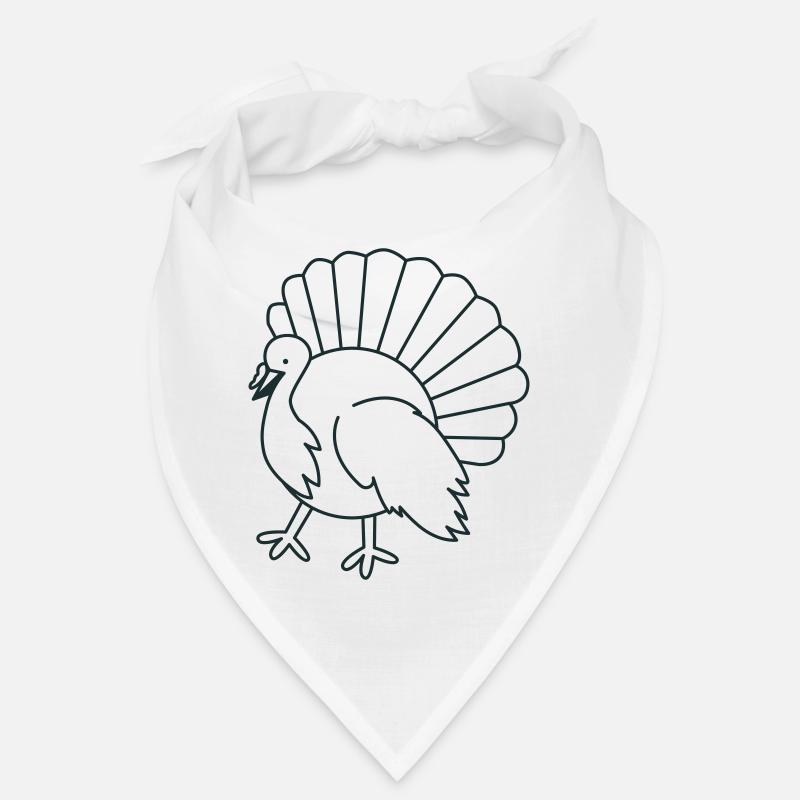 Dinde ronde montrant Bandana