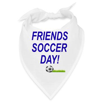 FRIENDS SOCCER DAY - Bandana - Weiß - Vorne