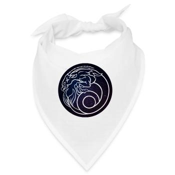 Capricorn Zodiac sign - Bandana - Weiß - Vorne