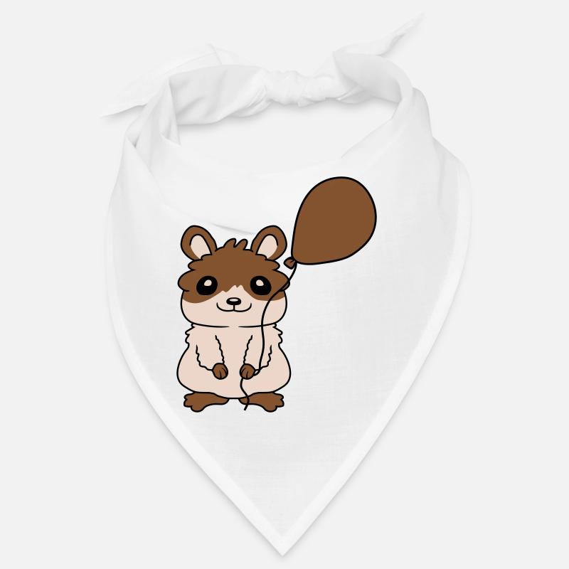 Luftballon Hamster Geschenkidee Comic Bandana
