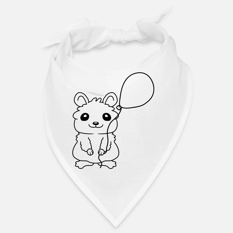 Hamster Balloon Gift Idea Comic Bandana