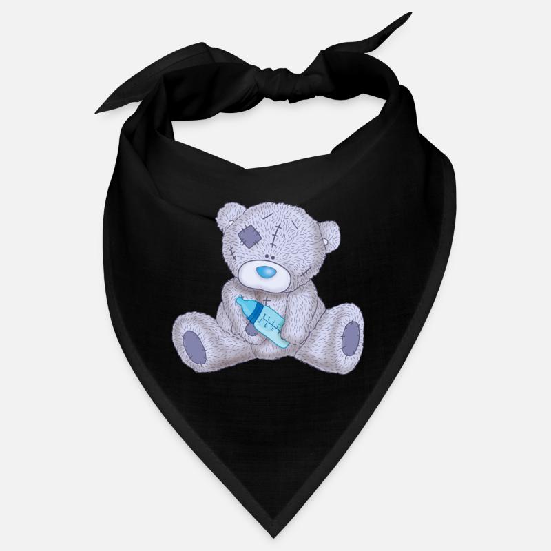 Lila Teddybär Bandana