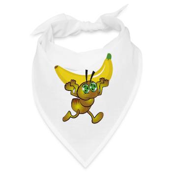 Mutante mit einer Banane - Bandana - Weiß - Vorne