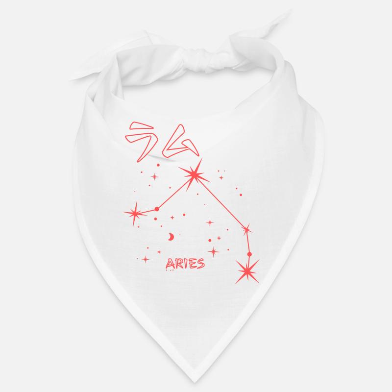 Widder Sternzeichen Aries Sternbild & Japan Letter Bandana