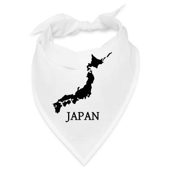 Japan - Bandana - Weiß - Vorne