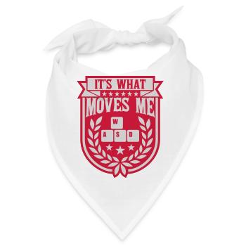 its what moves me - Bandana - Weiß - Vorne