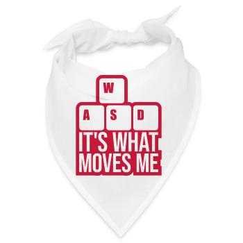 its what moves me - Bandana - Weiß - Vorne
