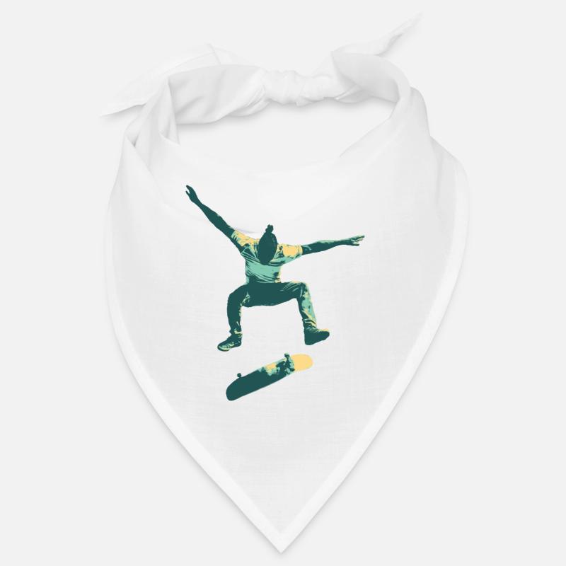 Skatboarder Springen Bandana