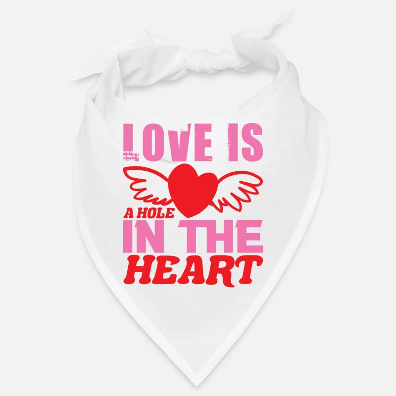 LIEBE IST EIN LOCH IM HERZEN Bandana