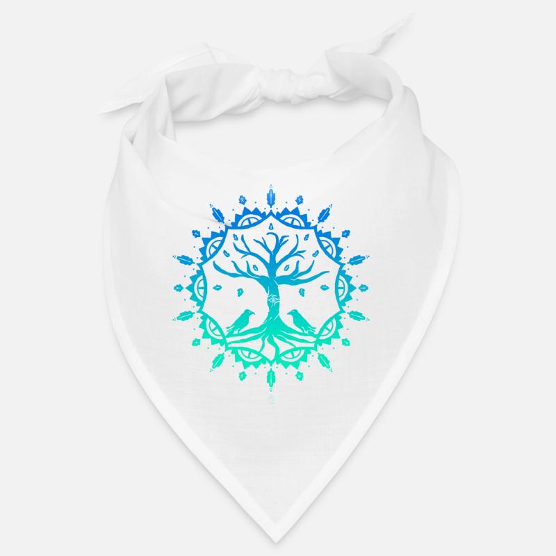 Mandala Tree - Colored Bandana