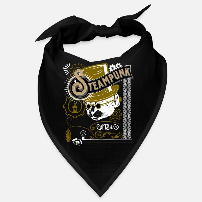 Conception Steampunk de chat victorien Bandana