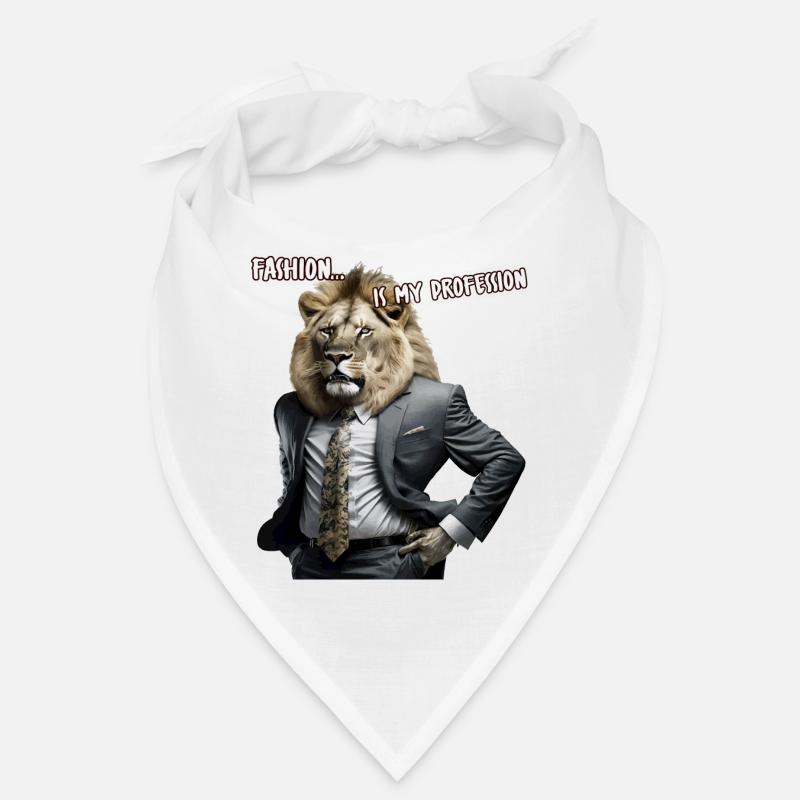 La mode du Lion est mon cadeau de profession Bandana