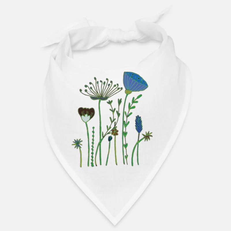 Dried flowers semitone Bandana