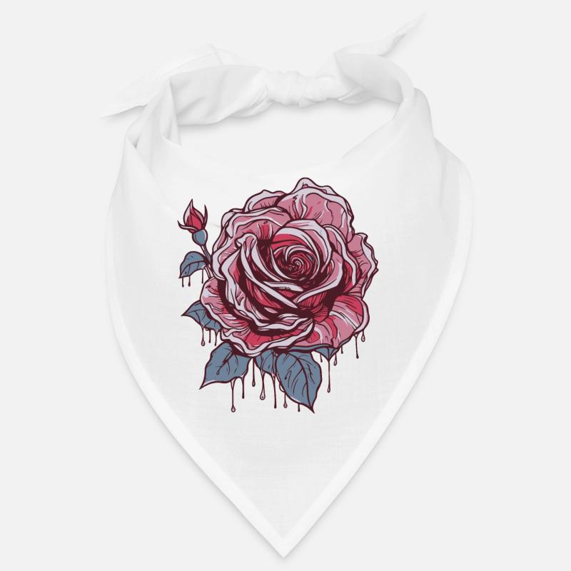 Red Rose Bandana