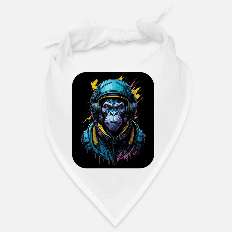Monkey in an astronaut suit | Space pilot Bandana