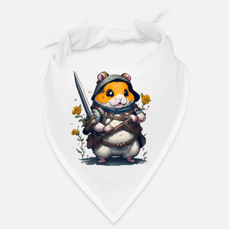 Ninja Hamster-Held des Gartens Bandana