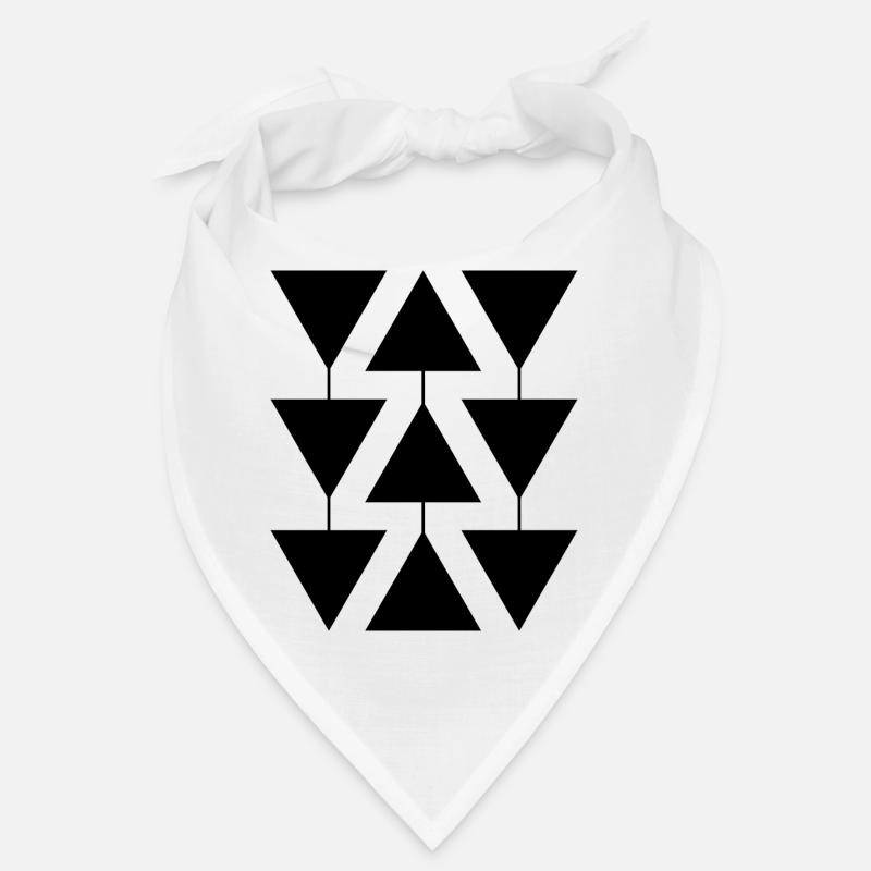 Forme géométrique triangle Bandana