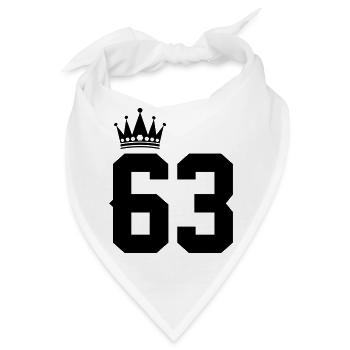 63 - Bandana - Weiß - Vorne