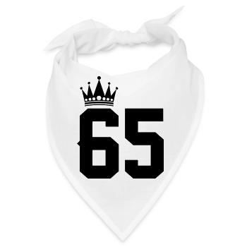 65 - Bandana - Weiß - Vorne