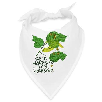 Harmonie, Natur - Bandana - Weiß - Vorne