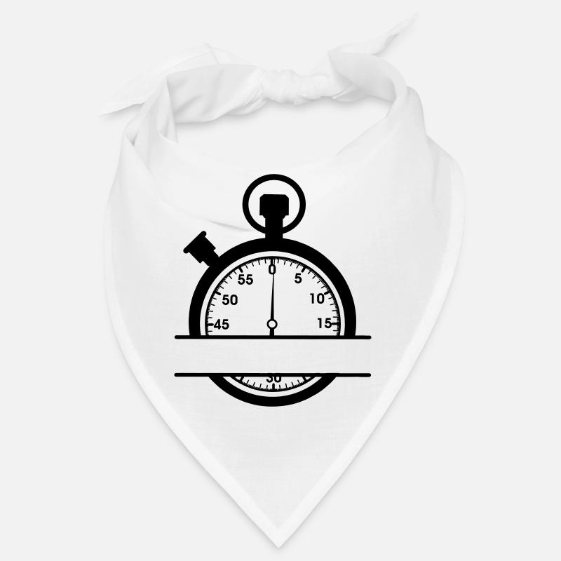 Minutenstoppuhr mit Ausschnitt Bandana