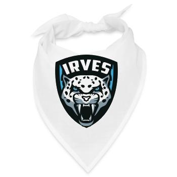 Irves der Schneeleopard Ikone der Einzigartigkeit - Bandana - Weiß - Vorne