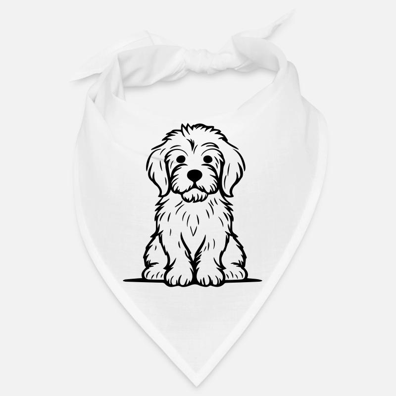 Doodle Puppy Bandana